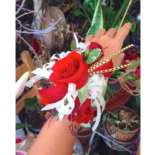 Red Roses Corsage