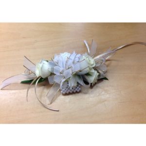 Petit White Corsage