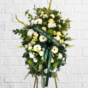 Green White Spray